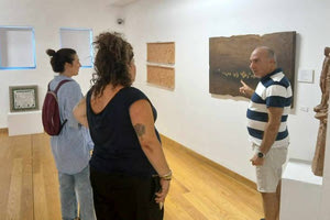 Η Ματούλα Ζαμάνη στην Πινακοθήκη Βιάννου