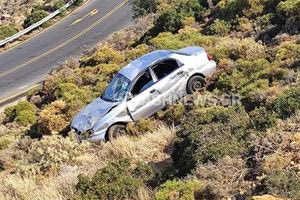 Χανιά: Τροχαίο με αυτοκίνητο που εξετράπη της πορείας του στα Κεραμειά