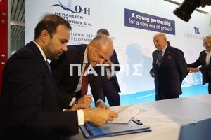 Έπεσαν οι υπογραφές: Στον Ομιλο Grimaldi το Λιμάνι του Ηρακλείου – φωτογραφίες