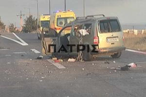 Σφοδρή σύγκρουση δύο οχημάτων στον ΒΟΑΚ: Άγιο είχαν οι επιβάτες!
