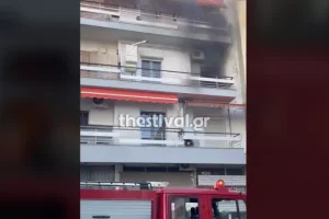 Θεσσαλονίκη: Φωτιά σε διαμέρισμα – Στο νοσοκομείο με εγκαύματα ζευγάρι ηλικιωμένων