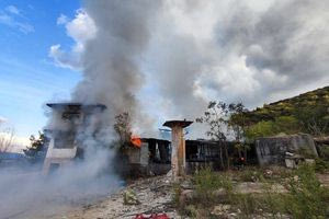 Ιωάννινα: Φωτιά εκδηλώθηκε σε παλιό Λατομείο