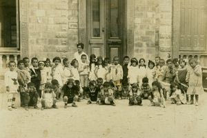 Το νηπιαγωγείο του λυκείου ‘’ο Κορραής’’ το 1916