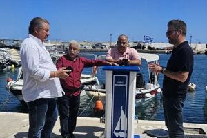 Στο Αλιευτικό Καταφύγιο Ροδιάς ο Δήμαρχος Μαλεβιζίου