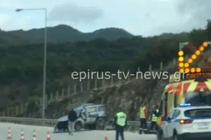 Νεκρή 52χρονη σε τροχαίο στην Εγνατία Οδό: Σώθηκε ο 20χρονος γιος της