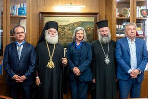 Ο Πατριάρχης Θεόδωρος επέστρεψε στο Ρέθυμνο και ανακηρύχθηκε Επίτιμος Δημότης