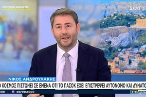 Eμφανίστηκε αισιόδοξος ο Νίκος Ανδρουλάκης για το αποτέλεσμα της Κυριακής