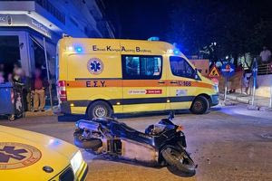 Τροχαίο στο κέντρο των Χανίων – Τραυματίας οδηγός μηχανής