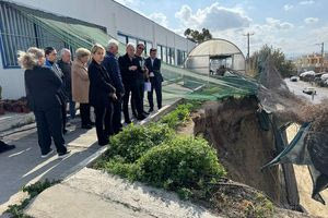 Κατολίσθηση στον Άι Γιάννη Χωστό: Αυτοψία από τον Δήμαρχο Ηρακλείου