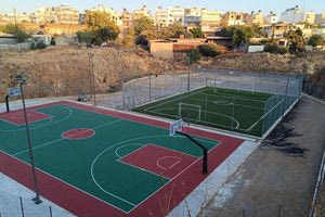 Συνεχίζονται τα έργα στο Αθλητικό Κέντρο Αγίας Αικατερίνης