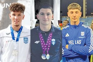 Μετάλλια στην Παγκόσμια Γυμνασιάδα από τους κολυμβητές Κακουλάκη και Σπαθαράκη