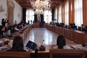 Η Λότζια έγινε… Ευρωκοινοβούλιο και οι μαθητές… ευρωβουλευτές