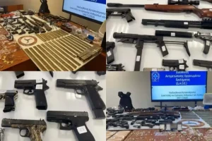 «Μοίραζαν» όπλα και εκρηκτικά σε ποινικούς