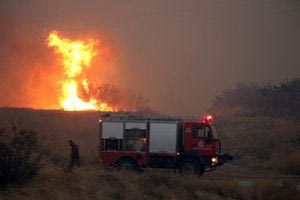 Εύβοια: Μεγάλη φωτιά κοντά στα Στύρα – Συναγερμός στην πυροσβεστική