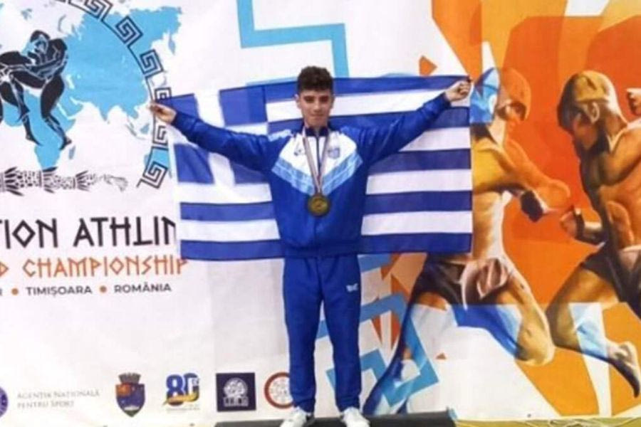 «Χρυσός» ο Σωμαράκης του 8ου Γυμνασίου Ηρακλείου