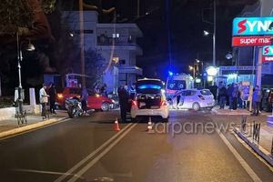 Χανιά: Τροχαίο στο Μάλεμε  με δύο τραυματίες