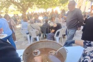 50 λαγοί και καλό κρασί, κέρασμα στη χάρη του Αη Γιώργη Ζαρού!