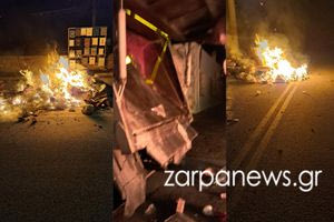 Χανιά: Απορριμματοφόρο άρπαξε φωτιά – Άμεση η αντίδραση του πληρώματος