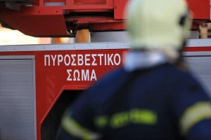 Ηράκλειο: Καταστράφηκε ολοσχερώς καθαριστήριο στα Πεζά
