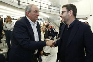 Το μπάσκετ έφερε κοντά Καραμανλή, Ανδρουλάκη και Λοβέρδο