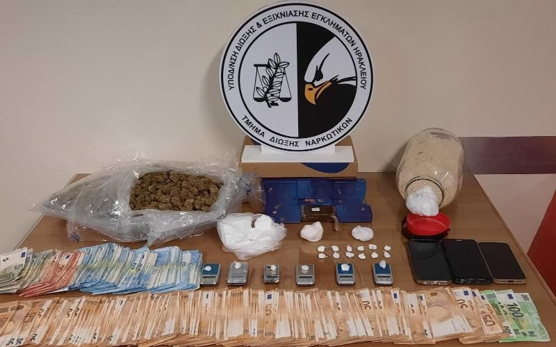 Ηράκλειο: Απολογούνται για τις μεγάλες ποσότητες ναρκωτικών