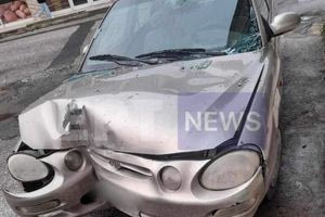 Αυτοκίνητο εισέβαλε σε βιτρίνα καταστήματος – Τραυματίστηκε ο οδηγός