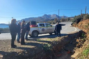 Αυτοψία του Δημάρχου Μινώα και σύσκεψη στον Τσούτσουρα μετά τις καταστροφές