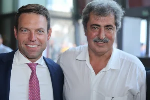 Ο… ουρανοξύστης της Κεντροαριστεράς  που καταρρέει από δονήσεις εντάσεως «Μιανμάρ», το… «Δελφινάριο» ΝΔ, ΠΑΣΟΚ, ΣΥΡΙΖΑ και ο STEFANOS… υπουργός του Κυριάκου!