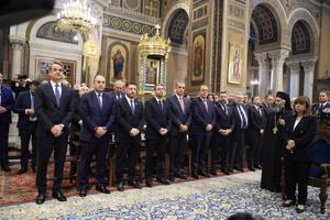 Δοξολογία για το Νέο Έτος: Παρούσα η πολιτειακή και πολιτική ηγεσία στη Μητρόπολη Αθηνών