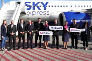 H SKY express εγκαινιάζει απευθείας δρομολόγιο Αθήνα – Γερεβάν