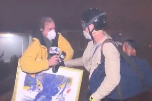 Λος Αντζελες: «Εσωσε τον πίνακα από το φλεγόμενο σπίτι του γιατί η μητέρα του λάτρευε τον Φασιανό»