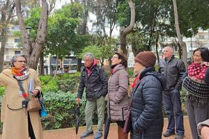 Ηράκλειο: Αψήφησαν το τσουχτερό κρύο και συμμετείχαν στην ξενάγηση των «Χαρτοδιαδρομών… στο Δήμο μας»