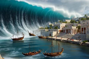 Σαντορίνη: Εκπληκτικό βίντεο με την αναπαράσταση της «μινωικής έκρηξης» το 1.600 π.Χ