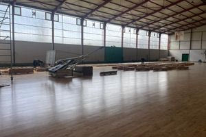 Νέο ξύλινο δάπεδο στο Κλειστό Γυμναστήριο Καλαθοσφαίρισης Αρκαλοχωρίου