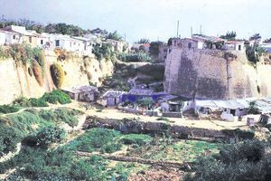 Ηράκλειο, τα ενετικά τείχη κοντά στην Καινούρια Πόρτα, το 1966