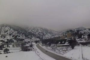 Στα λευκά το Οροπέδιο Ομαλού – Εντυπωσιακές εικόνες