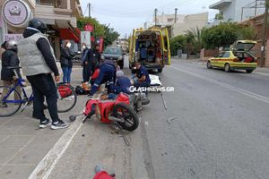 Χανιά: Σύγκρουση μηχανής με αυτοκίνητο – Ένας τραυματίας