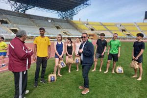 Το Παγκρήτιο στάδιο επέλεξε για την προετοιμασία της Γερμανική ομάδα επαγγελματιών αθλητών στο άλμα εις μήκος