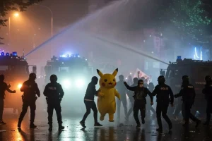 Τουρκία: Διαδηλωτής ντυμένος Πίκατσου τρέπεται σε φυγή από την αστυνομία