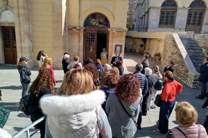 Συναντήθηκαν στον παλιό Άγιο Μηνά, θαύμασαν την αρχιτεκτονική του και έμαθαν για την ιστορία του