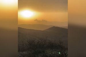 Η αφρικανική σκόνη «σκέπασε» την Εύβοια