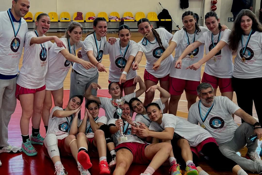 Μπάσκετ:  Πρωταθλήτρια για 4η φορά στην ιστορία της η ομάδα Νεανίδων του Ηροδότου