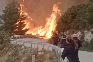 Λευκάδα: 60χρονος που έκαιγε ξερά χόρτα προκάλεσε τη μεγάλη φωτιά στο «Κάθισμα»