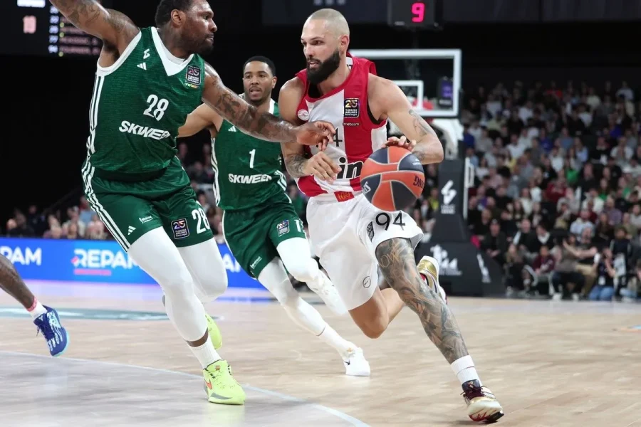 Βιλερμπάν – Ολυμπιακός 81-70: Μπλόκαρε στο τέλος