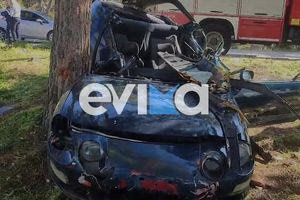 Εύβοια: Θανατηφόρο τροχαίο – Δύο 20χρονοι έχασαν τη ζωή τους