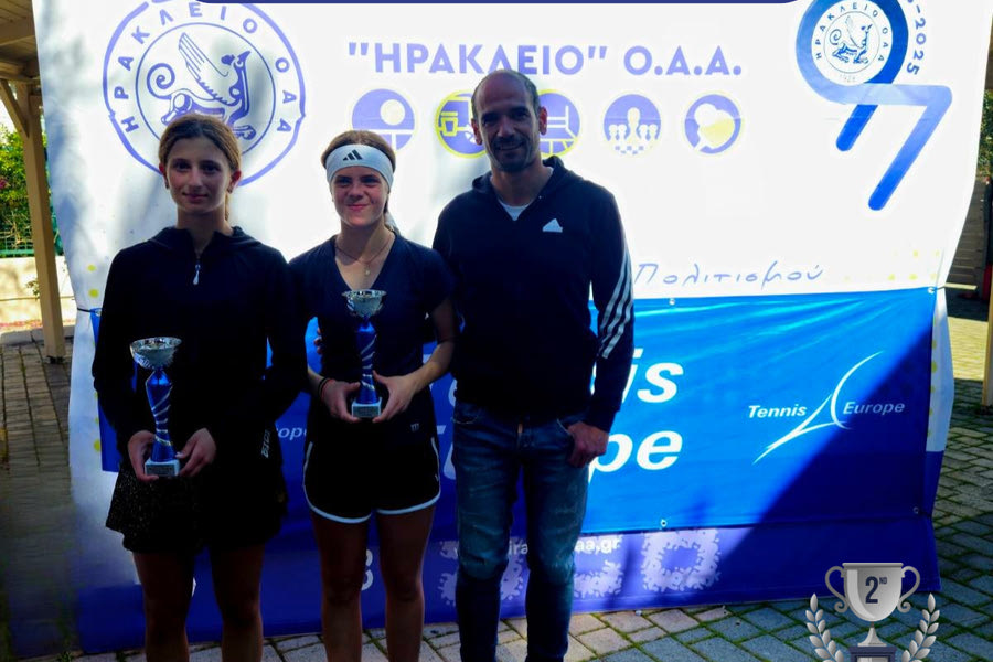 Πρωταθλήτρια η Βολονάκη στο Tennis Europe του «ΗΡΑΚΛΕΙΟ» Ο.Α.Α.