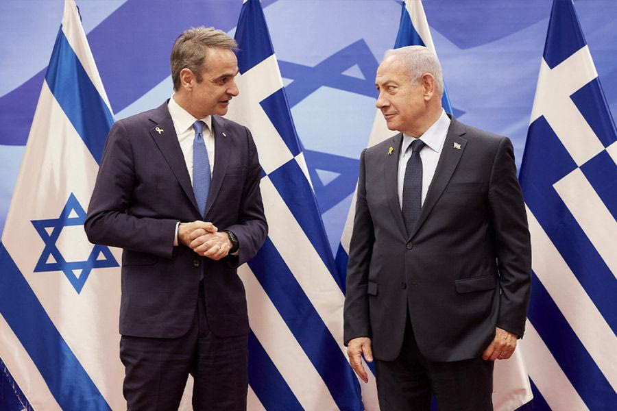Συνάντηση Μητσοτάκη με Νετανιάχου στο Ισραήλ