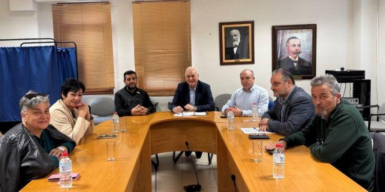 Επίσκεψη Αντιπροσωπείας της Νομαρχιακής Επιτροπής του Κινήματος Δημοκρατίας στον Δήμο Βιάννου