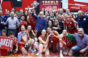 Πρωταθλητής Ελλάδας για 9η φορά ο Ολυμπιακός στο βόλεϊ γυναικών