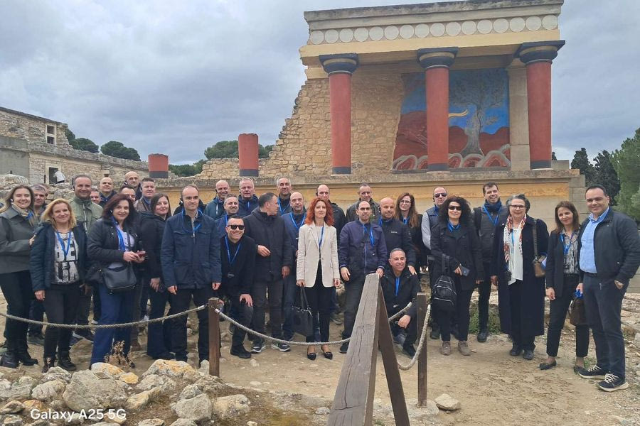 Ξεναγήθηκαν σε Κνωσό και Αρχαιολογικό Μουσείου οι σπουδαστές της Σχολής Εθνικής Ασφάλειας της Ελληνικής Αστυνομίας